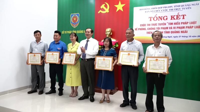 Tổng kết cuộc thi “Tìm hiểu pháp luật về phòng, chống tội phạm và vi phạm pháp luật”