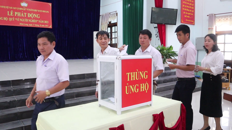Minh Long ph&aacute;t động ủng hộ quỹ &ldquo;V&igrave; người ngh&egrave;o&rdquo; năm 2023