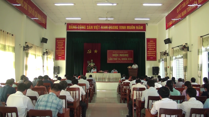 Huyện ủy Nghĩa H&agrave;nh sơ kết 02 năm thực hiện c&aacute;c Nghị quyết chuy&ecirc;n đề