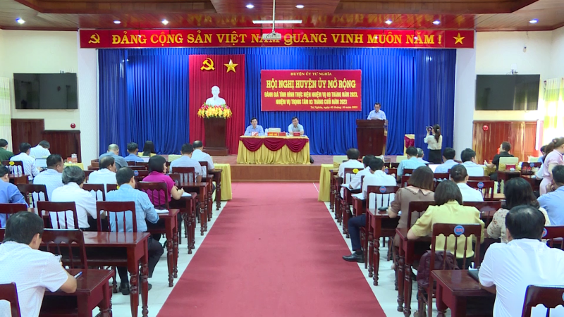 Huyện ủy Tư Nghĩa triển khai nhiệm vụ 03 th&aacute;ng cuối năm 2023