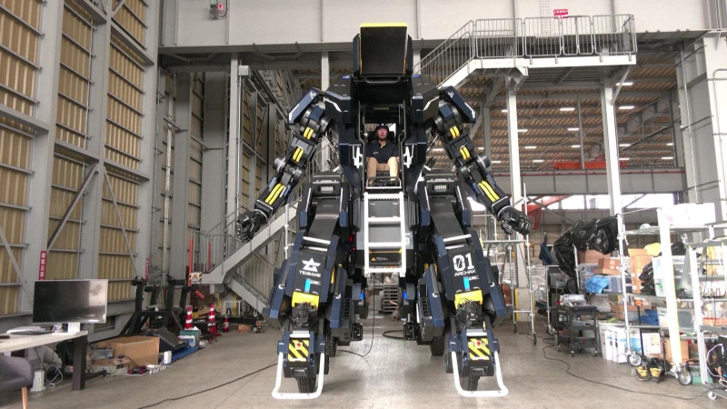 Nhật Bản chế tạo robot người lái khổng lồ