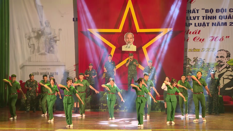 Hội thi tuy&ecirc;n truyền ph&aacute;t huy phẩm chất Bộ đội Cụ Hồ