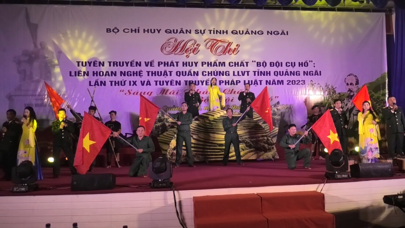 Hội thi tuy&ecirc;n truyền ph&aacute;t huy phẩm chất Bộ đội Cụ Hồ