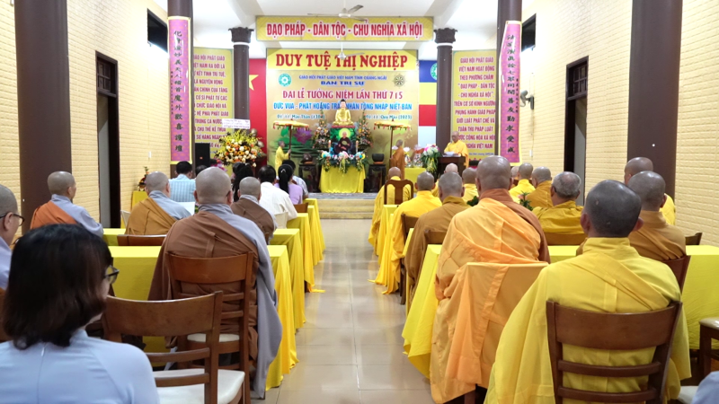 Đại lễ tưởng niệm 715 năm Đức Vua - Phật Ho&agrave;ng Trần Nh&acirc;n T&ocirc;ng nhập niết b&agrave;n