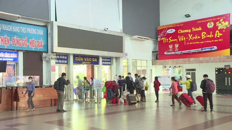 Tăng hàng chục chuyến tàu phục vụ dịp Tết dương lịch 2024