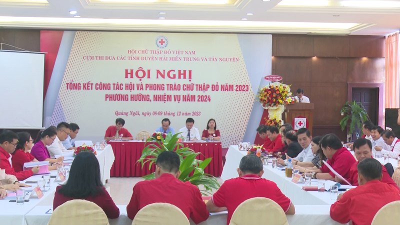 Tổng kết Cụm thi đua Hội chữ thập đỏ các tỉnh Duyên hải miền Trung và Tây Nguyên