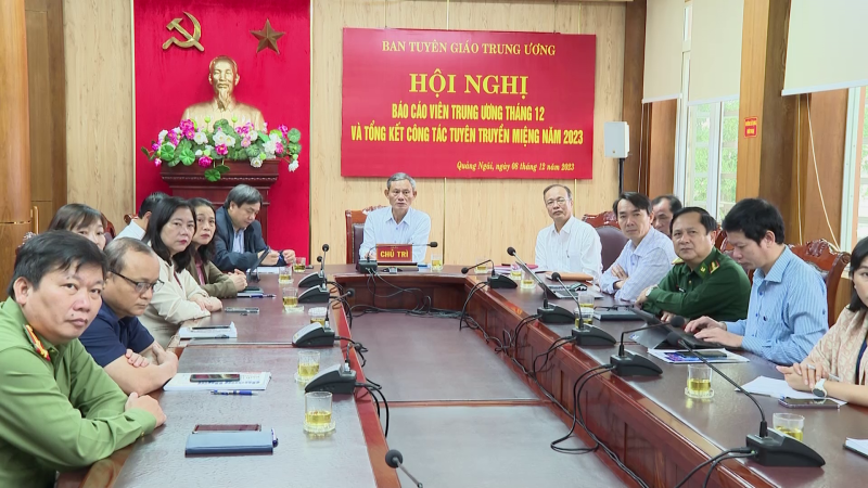 Hội nghị trực tuyến B&aacute;o c&aacute;o vi&ecirc;n Trung ương th&aacute;ng 12