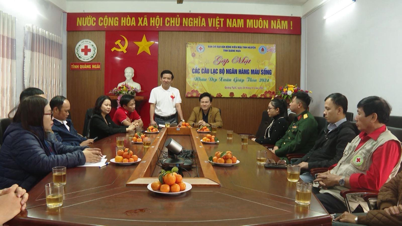 Gặp mặt Câu lạc bộ ngân hàng máu sống dịp Tết Giáp Thìn 2024