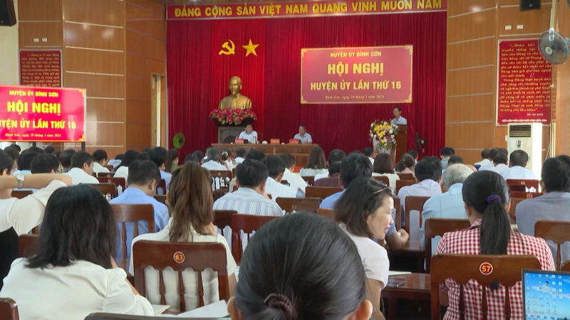 Bình Sơn sơ kết 3 năm thực hiện Kết luận số 01 của Bộ Chính trị