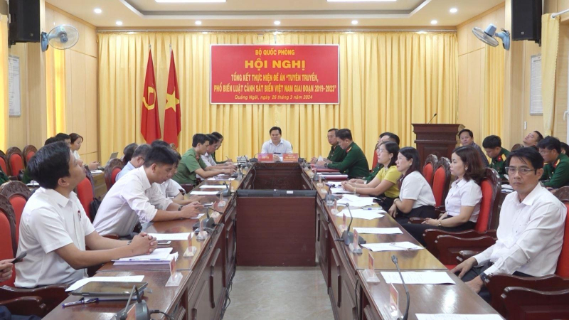 Tổng kết đề án “tuyên truyền, phổ biến Luật Cảnh sát biển Việt Nam giai đoạn 2019-2023"