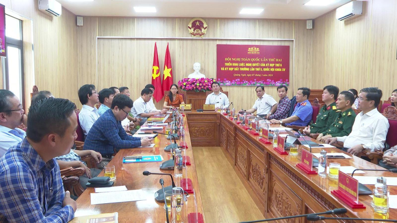 Hội nghị toàn quốc lần thứ 2 triển khai Luật, Nghị quyết của Quốc hội