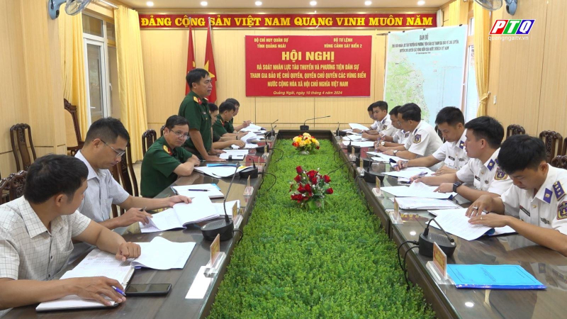 Rà soát nguồn nhân lực, tàu thuyền dân sự tại tỉnh Quảng Ngãi