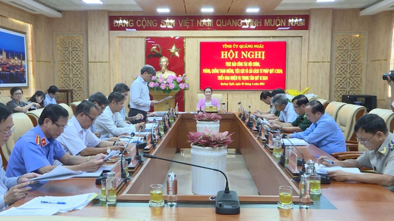 Trực báo công tác nội chính