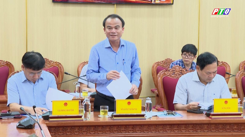 Họp ban chỉ đạo Kỳ thi tốt nghiệp THPT năm 2024