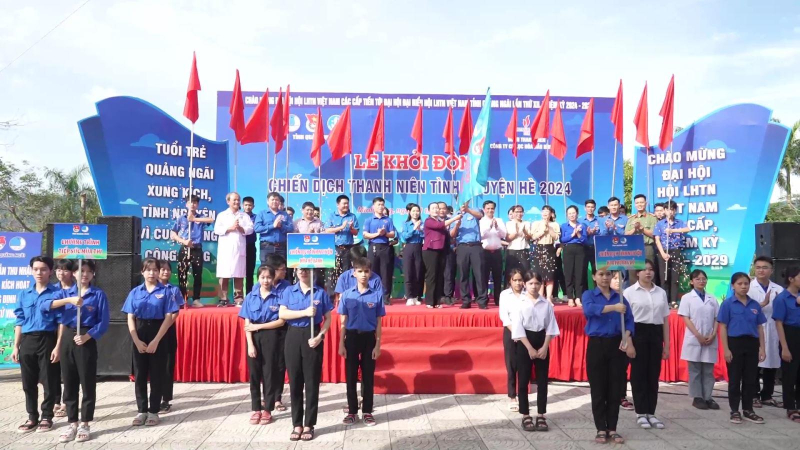 Lễ khởi động Chiến dịch thanh niên tình nguyện hè 2024