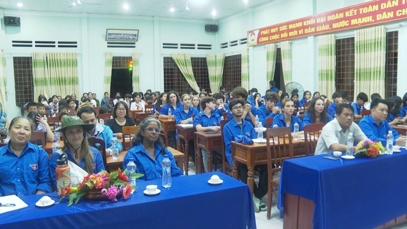 Tổng kết chương trình giao lưu tình nguyện quốc tế hè tại Đức Phổ