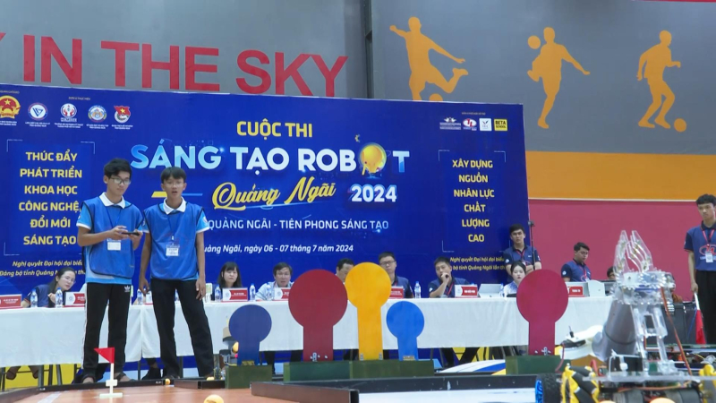 Khai mạc cuộc thi sáng tạo Robot Quảng Ngãi năm 2024