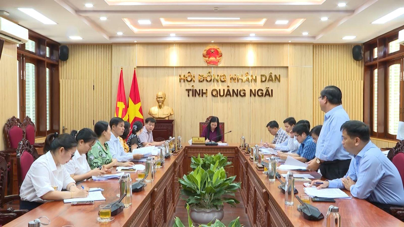 Thường trực Hội đồng nhân dân tỉnh cho ý kiến một số nội dung