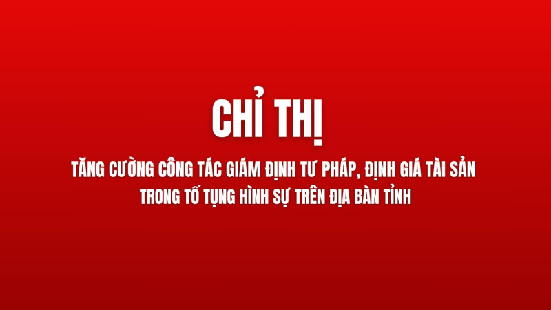 Tăng cường c&ocirc;ng t&aacute;c gi&aacute;m định tư ph&aacute;p, định gi&aacute; t&agrave;i sản trong tố tụng h&igrave;nh sự tr&ecirc;n địa b&agrave;n tỉnh Quảng