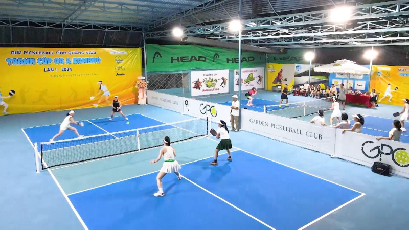 Giải Pickleball tỉnh Quảng Ngãi tranh cúp OB & Bamboo lần I – 2024