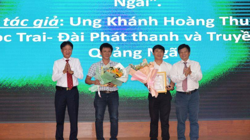 Đ&agrave;i Ph&aacute;t thanh v&agrave; Truyền h&igrave;nh tỉnh Quảng Ng&atilde;i đạt giải Nhất giải B&aacute;o ch&iacute; Nam Trung Bộ