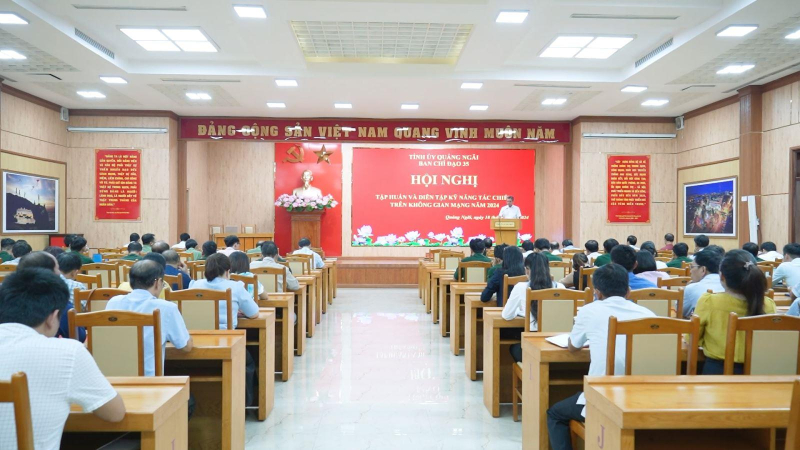 Tập huấn và diễn tập kỹ năng tác chiến trên không gian mạng năm 2024