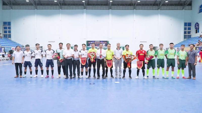 Khai mạc giải bóng đá Futsal tỉnh Quảng Ngãi năm 2024