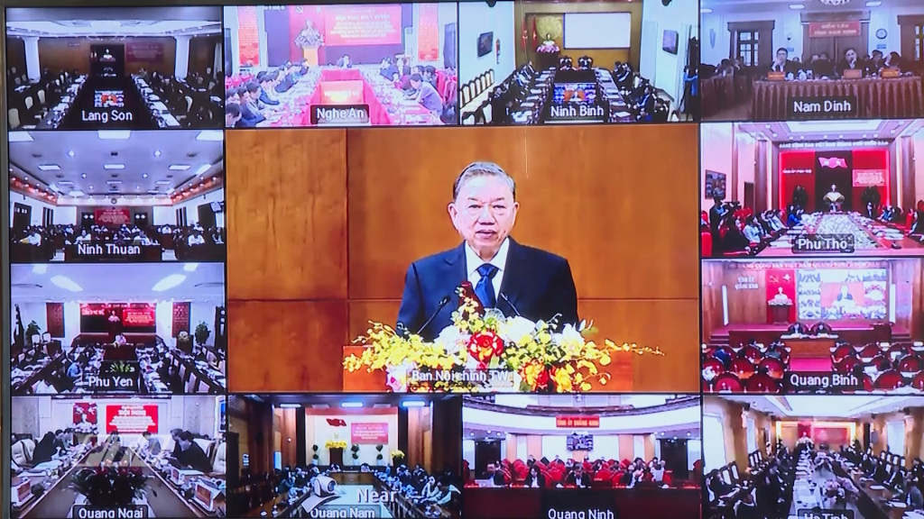 Hội nghị trực tuyến toàn quốc tổng kết công tác ngành Nội chính Đảng