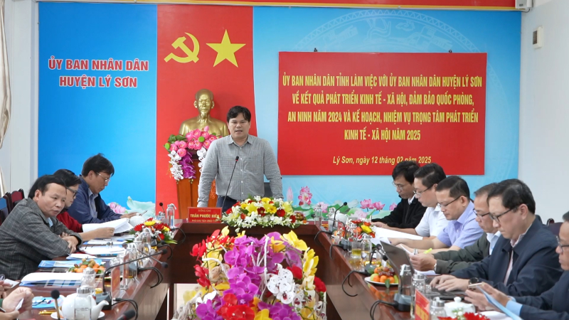 Lý Sơn phải là điểm sáng trong phát triển kinh tế biển và du lịch của tỉnh Quảng Ngãi