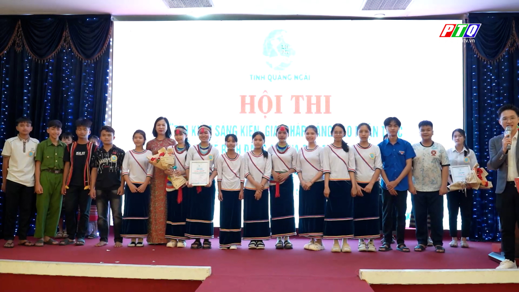 Trà Bồng đạt giải Nhất Hội thi nâng cao nhận thức bình đẳng giới cho trẻ em