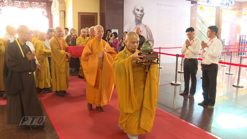 Sẵn sàng cho lễ chiêm bái xá lợi trái tim Bồ tát Thích Quảng Đức