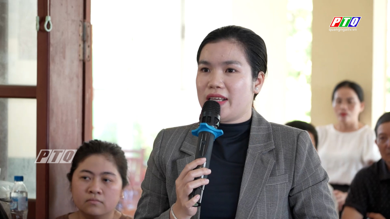Đại biểu HĐND tỉnh tiếp xúc cử tri xã An Phú