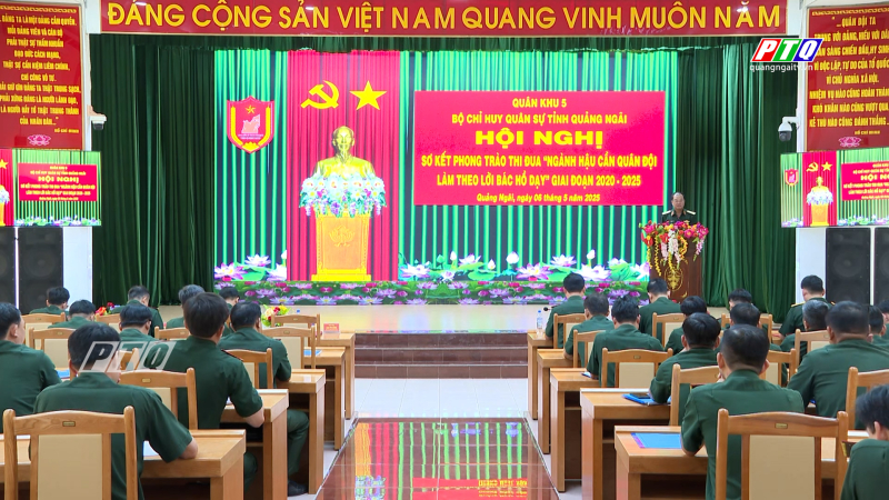 Sơ kết phong trào thi đua “Ngành hậu cần Quân đội làm theo lời Bác Hồ dạy” giai đoạn 2020-2025