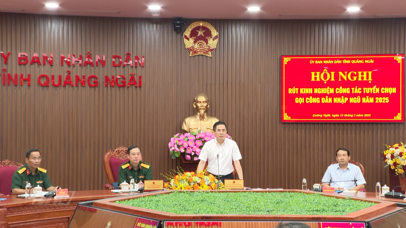 Rút kinh nghiệm công tác tuyển quân năm 2025