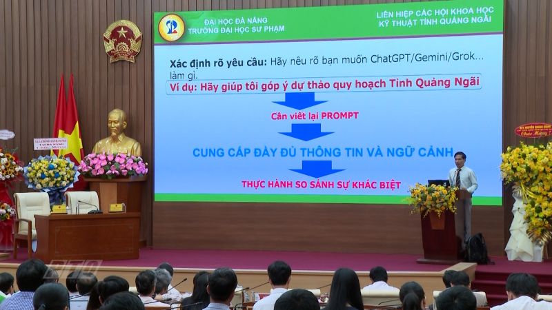 Hội thảo ứng dụng AI phục vụ tư vấn phản biện khoa học, công nghệ và đổi mới sáng tạo