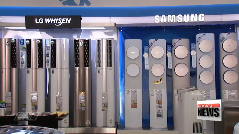 Nắng nóng khiến nhu cầu máy điều hòa tăng vọt ở Hàn Quốc