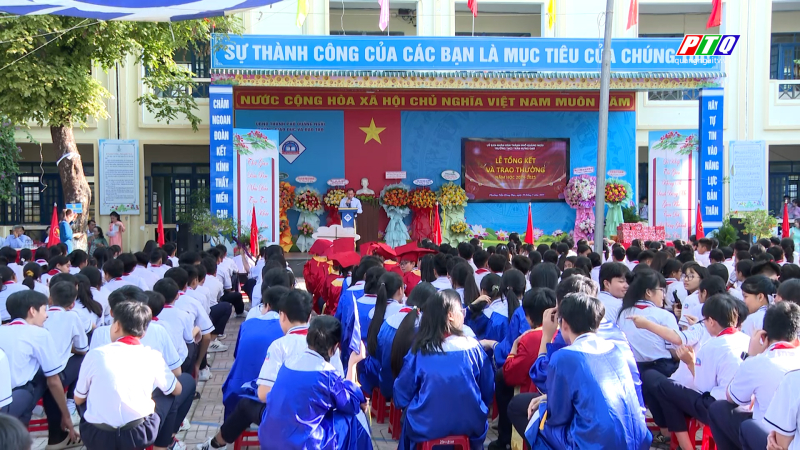 Trường THCS Trần Hưng Đạo tổng kết năm học 2024 - 2025