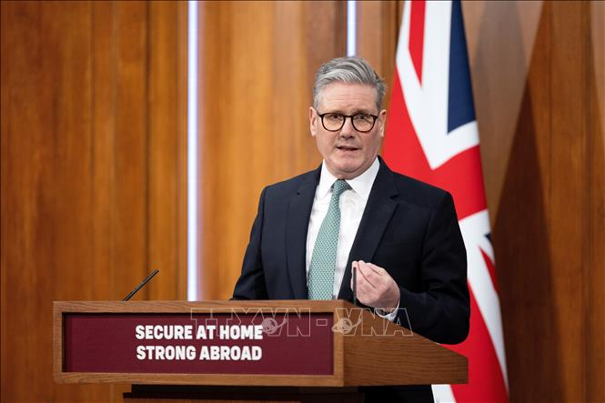 Thủ tướng Anh Keir Starmer. Ảnh: TTXVN