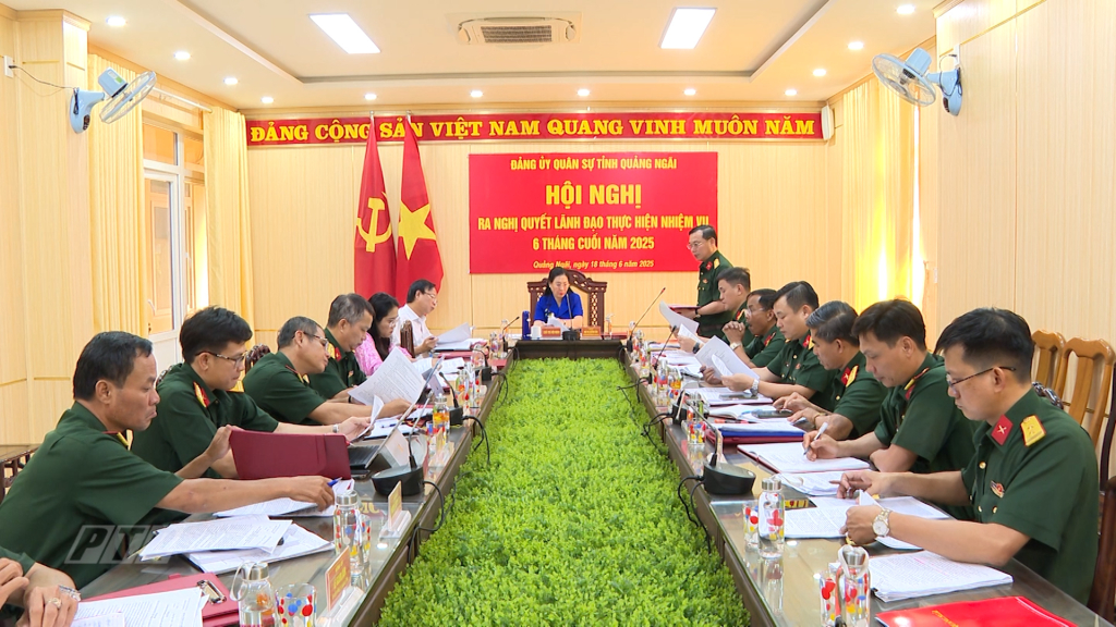 Nghị quyết lãnh đạo nhiệm vụ quân sự, quốc phòng 6 tháng cuối năm 2025