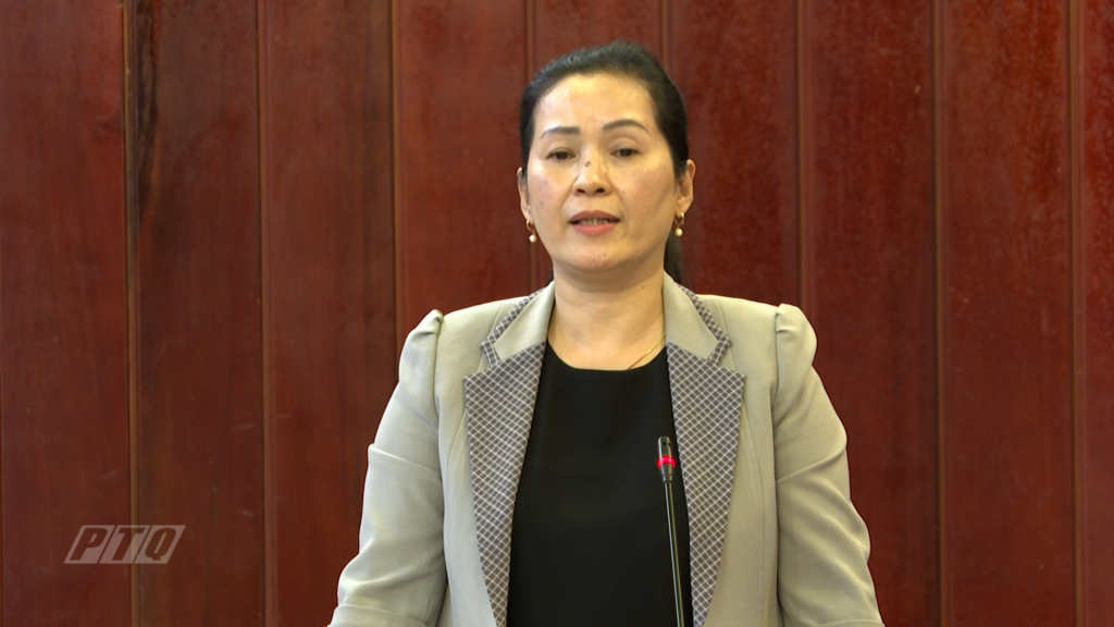 Phó Bí thư Tỉnh ủy Đinh Thị Hồng Minh