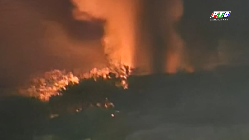 Cháy lớn trên núi ở phía Bắc thủ đô Hàn Quốc