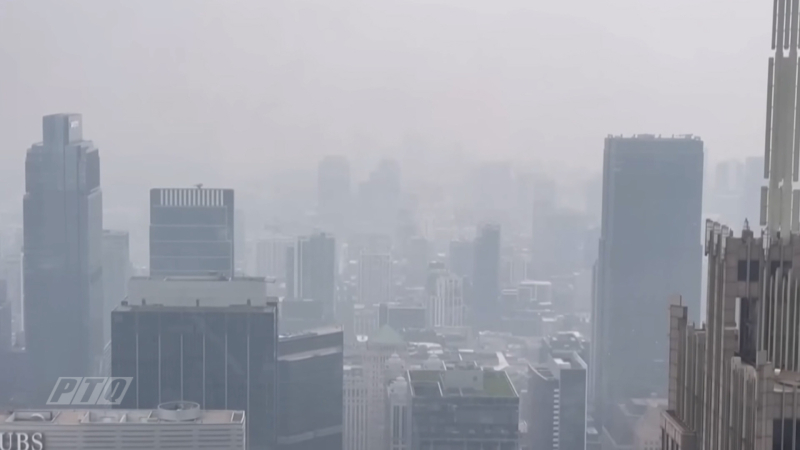 Cháy rừng ở Canada ảnh hưởng nghiêm trọng tới chất lượng không khí ở Mỹ
