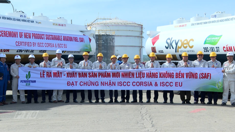 BSR sản xuất thành công nhiên liệu hàng không bền vững 