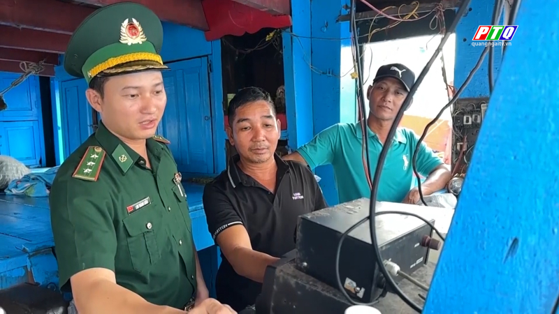 Điều tra tình trạng tàu cá mất tín hiệu giám sát hành trình tại Quảng Ngãi