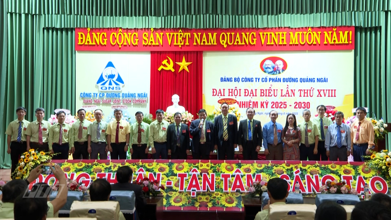 Đại hội Đại biểu Đảng bộ Công ty Cổ phần Đường Quảng Ngãi nhiệm kỳ 2025 - 2030