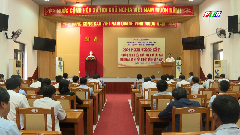 Huyện Nghĩa Hành hoàn thành 100% chỉ tiêu xóa nhà tạm, nhà dột nát