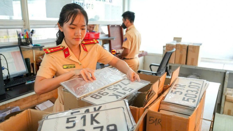 Biển số xe các địa phương được giữ nguyên sau sáp nhập tỉnh, thành phố