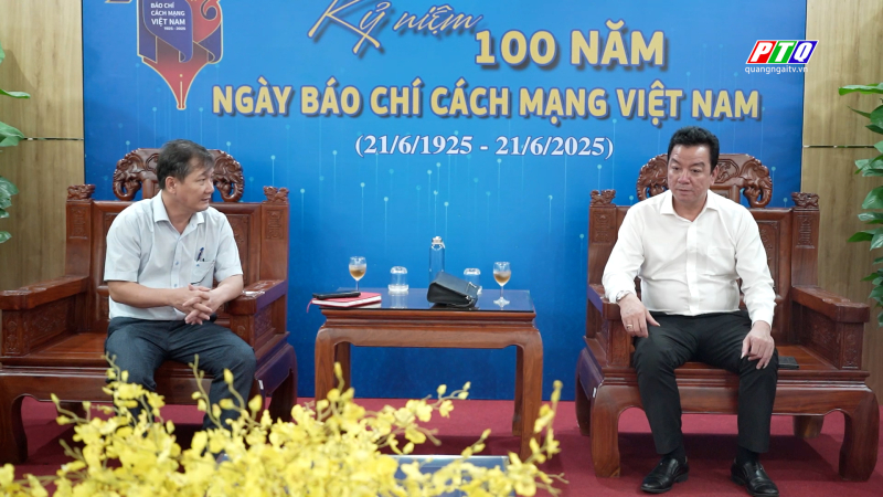 Công ty in Nhân dân Bình Định, chúc mừng Báo Quảng Ngãi nhân ngày Báo chí Cách mạng Việt Nam 