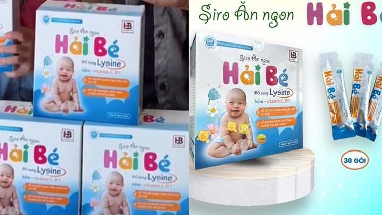 Bộ Y tế khuyến cáo không sử dụng Siro ăn ngon Hải Bé