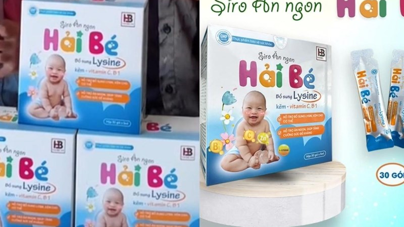 Bộ Y tế yêu cầu thu hồi 'Siro ăn ngon Hải Bé' trên toàn quốc